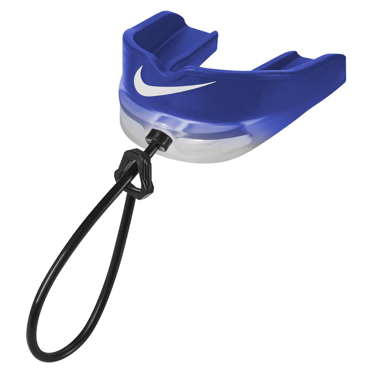 Nike Alpha MG Protecteur buccal sport game royal white attache casque