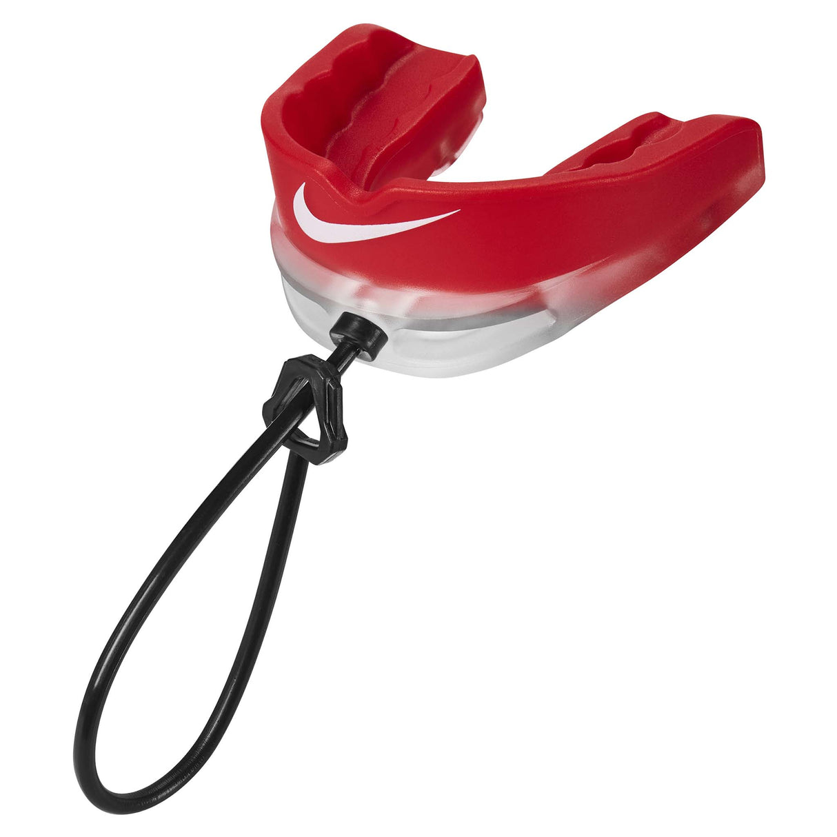Nike Force Ultimate MG Protecteur buccal sport rouge blanc pour adulte attache casque