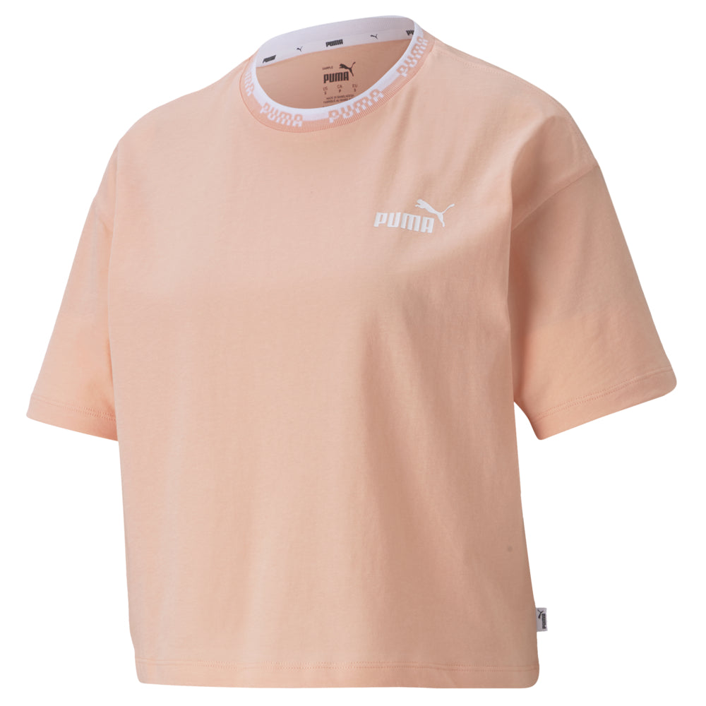 T-shirt Puma Amplified Tee pour femme Apricot Blush