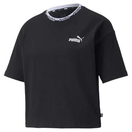 T-shirt Puma Amplified Tee pour femme noir