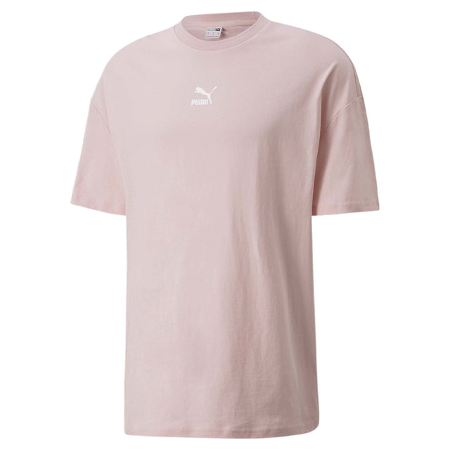 T-shirt Puma Classics Boxy Tee manches courtes rose pour homme