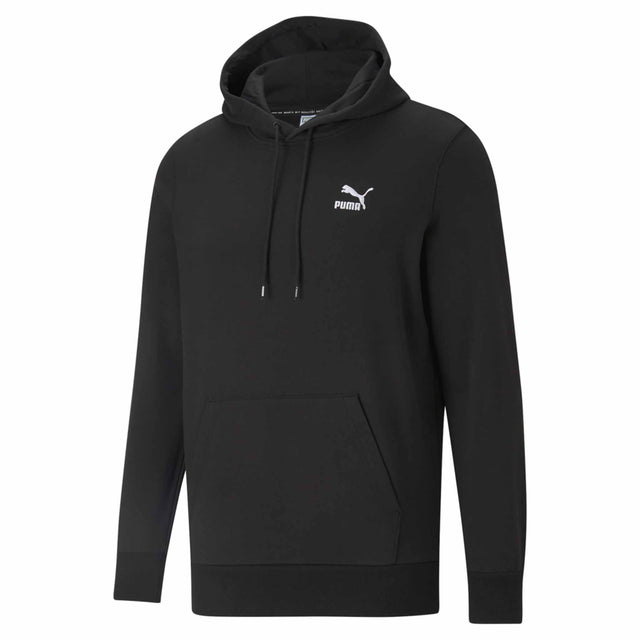 Puma Classics Embroidered Hoodie pour homme noir