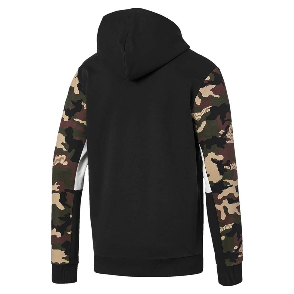 Puma Classics Men's Graphic AOP Hoodie black camo rv