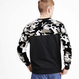 Puma Classics Men's Placement Print Crewneck Sweatshirt black lv2