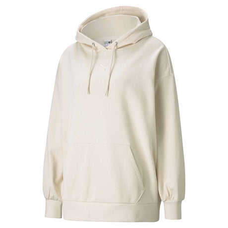 Puma Classics Oversized Hoodie pour femme blanc avant