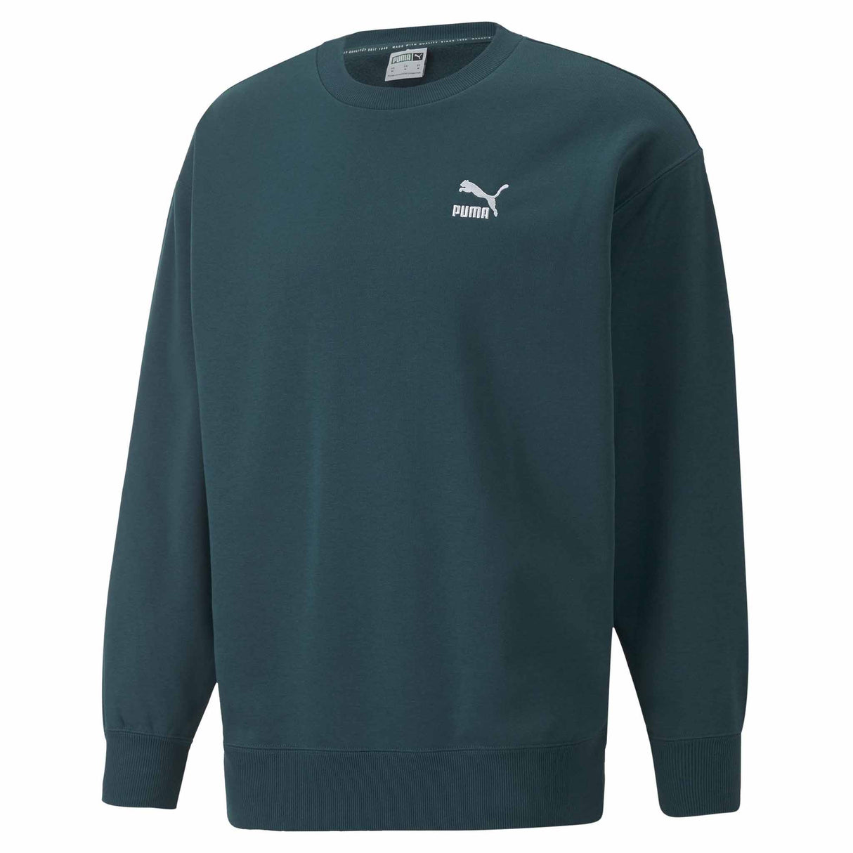 Puma Classics Relaxed Crew chandail vert homme