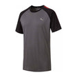 Puma Collective Raglan T-shirt sport manches courtes homme gris noir