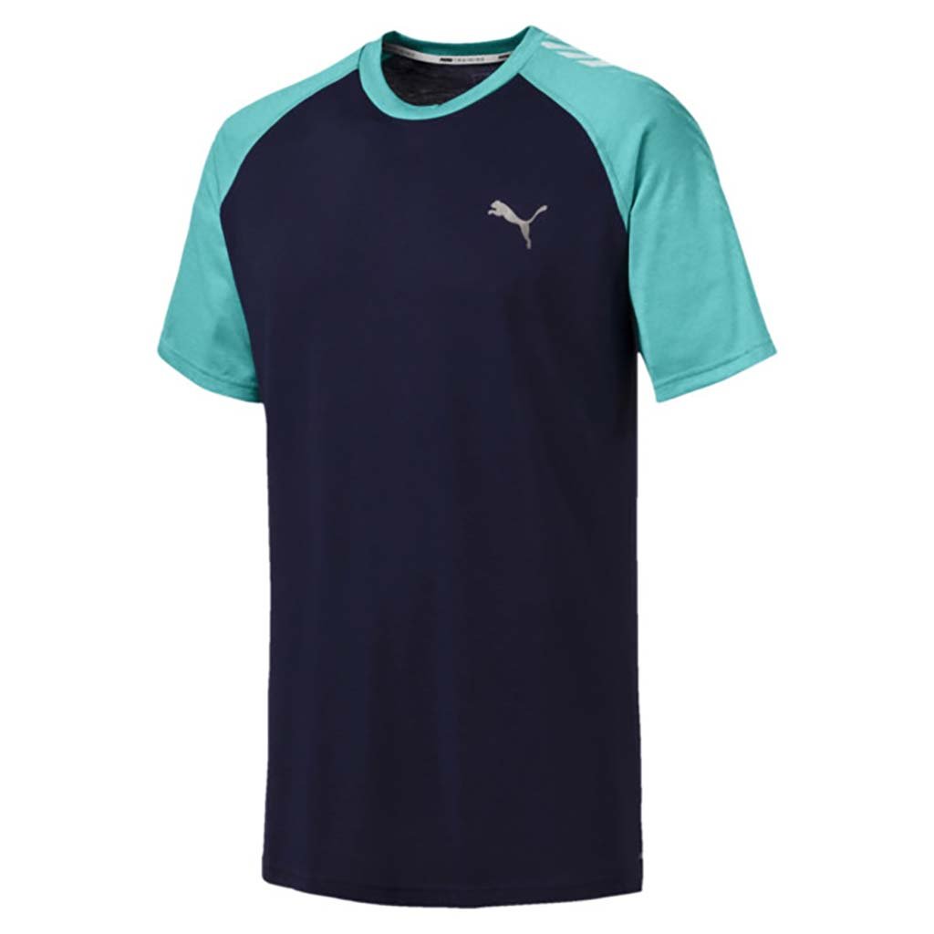 Puma Collective Raglan T-shirt sport manches courtes homme marine bleu