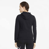 Puma sweatshirt ESS Logo Hoodie TR pour femme Noir modèle dos