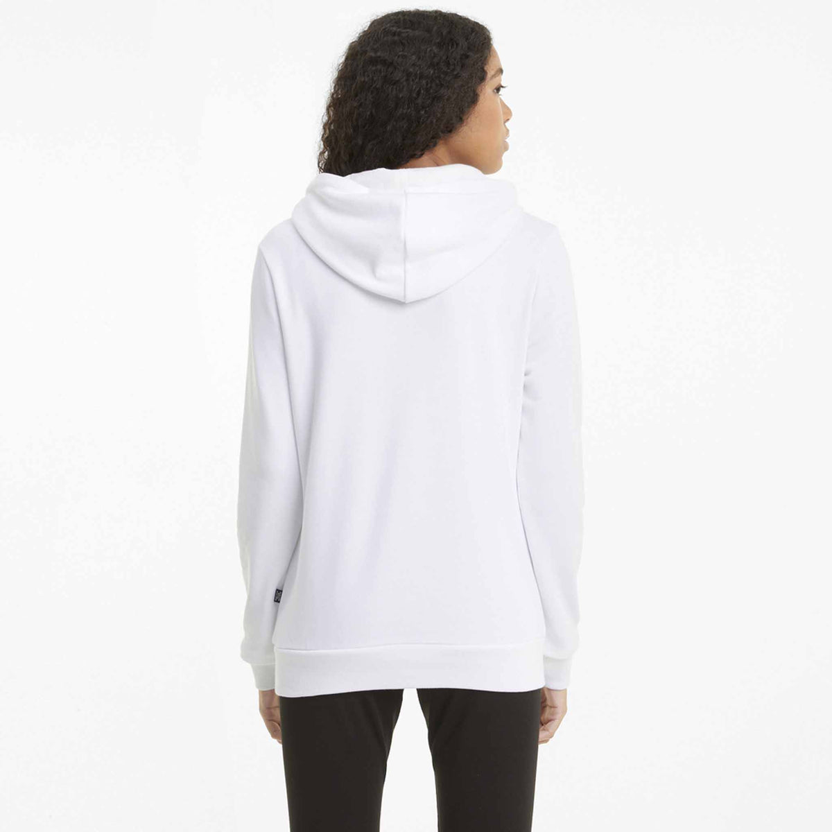 Puma sweatshirt ESS Logo Hoodie TR pour femme Blanc modèle dos