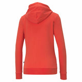 Sweatshirt Puma Essential TR Hoodie pour femme Rouge dos