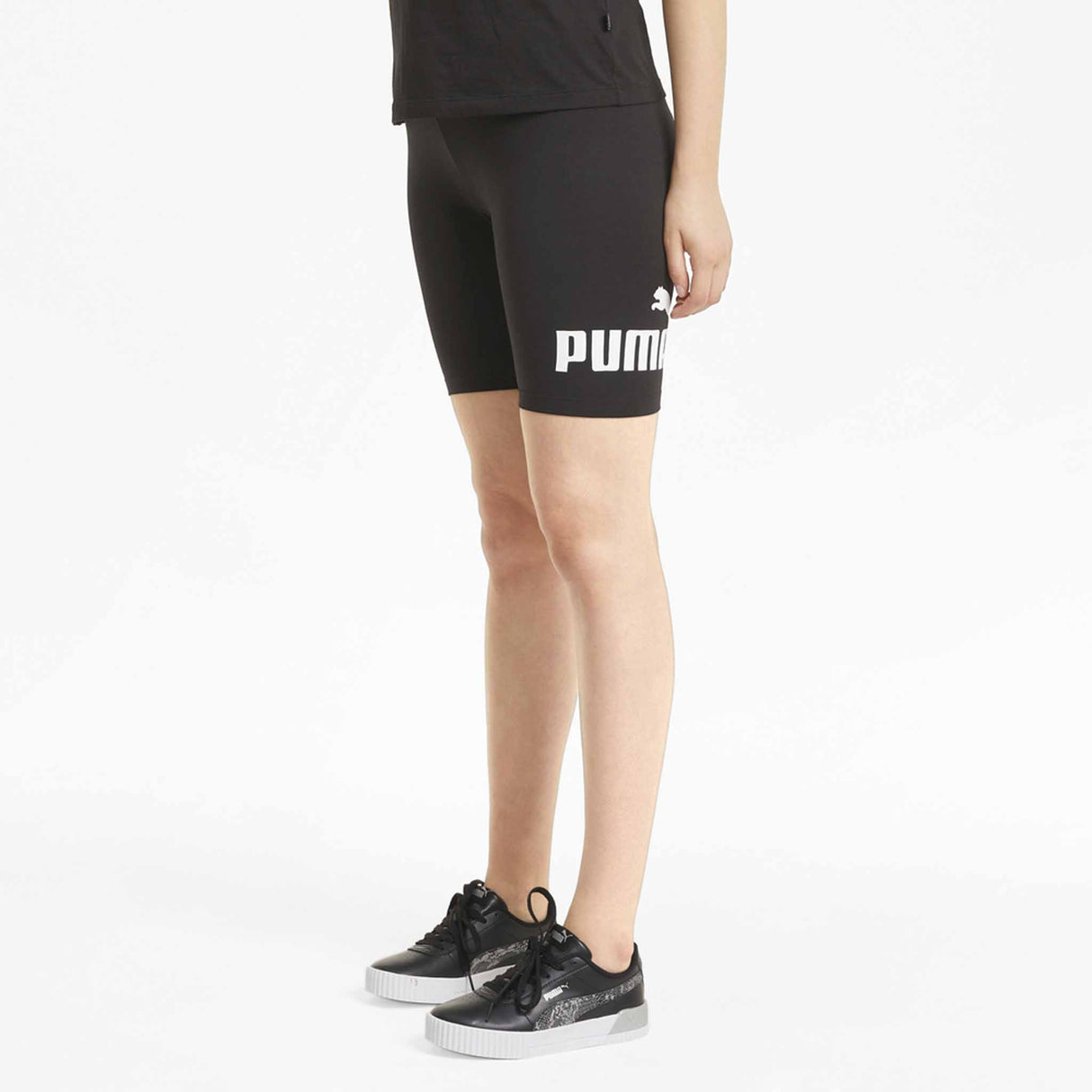 Puma Essential 7" Logo Shorts sport opur femme noir modèle 2