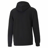 Puma Essential Big Logo Hoodie FL Sweatshirt à capuchon molletonné pour homme Noir dos