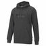 Puma Essential Big Logo Hoodie FL Sweatshirt à capuchon molletonné pour homme Gris Charbon