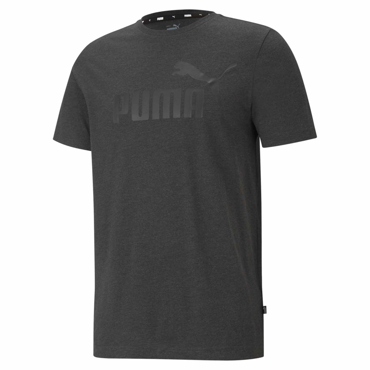 T-shirt Puma Essential Chiné pour homme Gris foncé