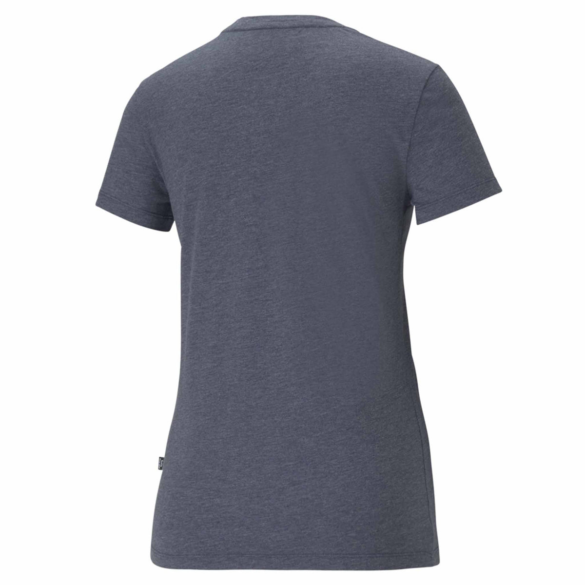 T-shirt Puma Essential chiné à manches courtes pour femme bleu dos