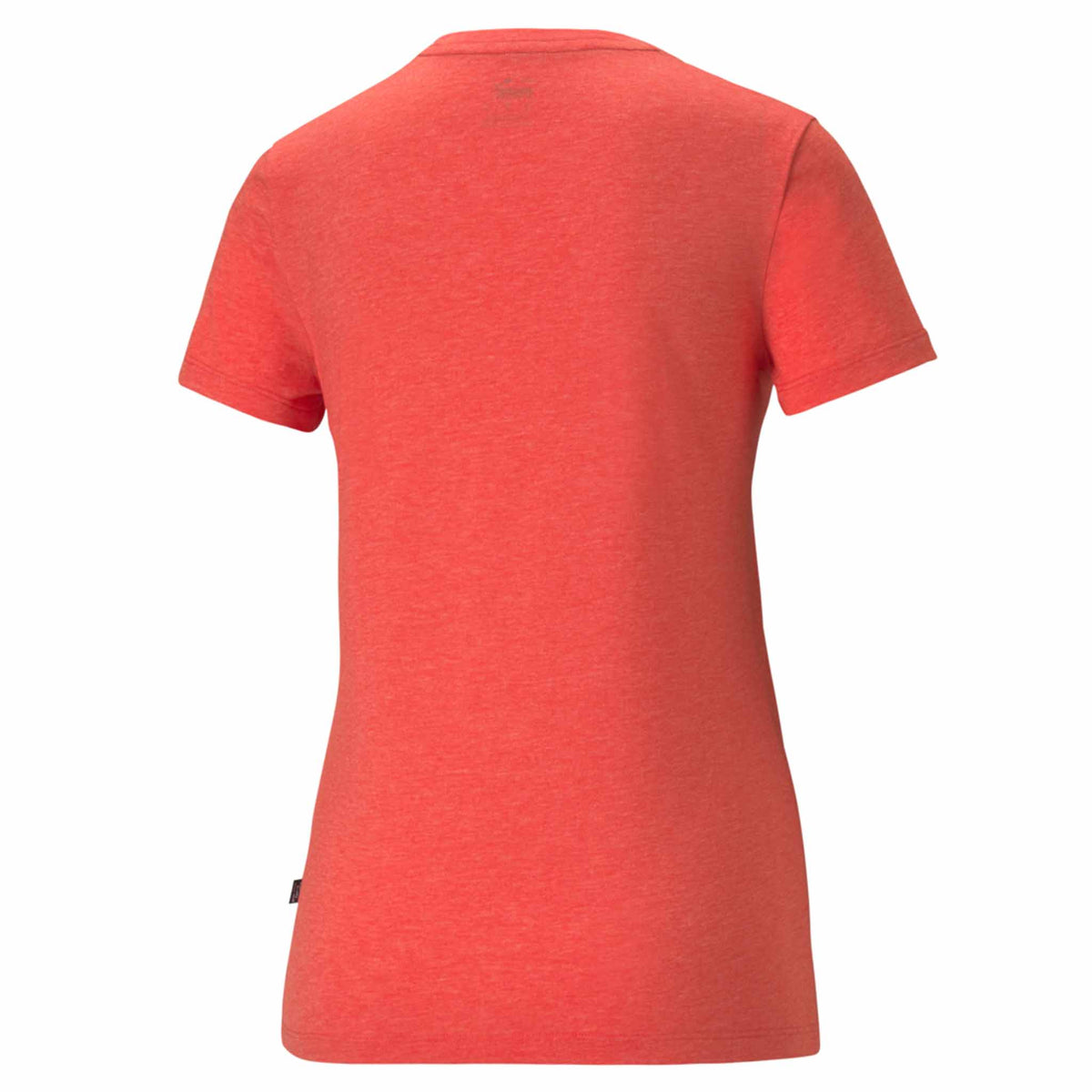 T-shirt Puma Essential chiné à manches courtes pour femme Rouge dos