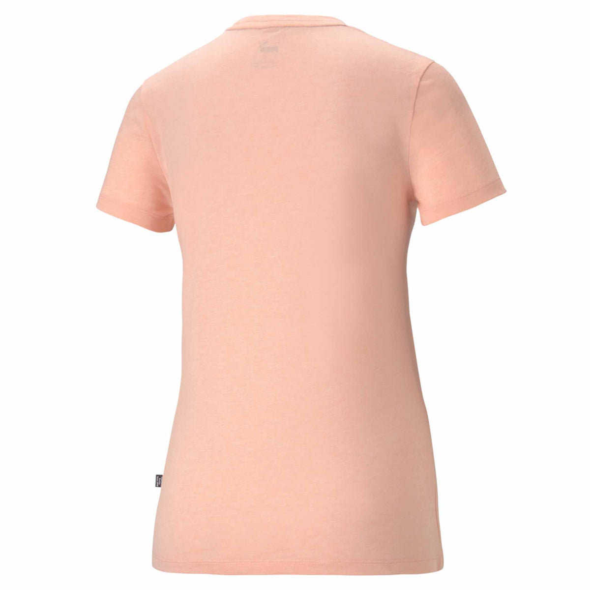T-shirt Puma Essential chiné à manches courtes pour femme rose dos
