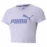 T-shirt Puma Essential Slim Logo Tee pour femme violet