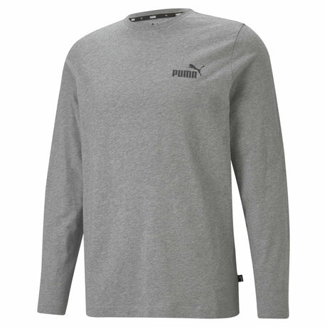 Puma Essential Small Logo LS pour homme Gris