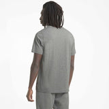 Puma t-shirt Essential+ 2 Colour logo pour homme gris modèle dos