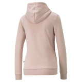 Puma Essential+ Embroidery Hoodie Fleece sweat à capuche femme rose quartz dos