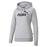 Sweatshirt à capuche Puma Essential Logo Hoodie FL gris pour femme