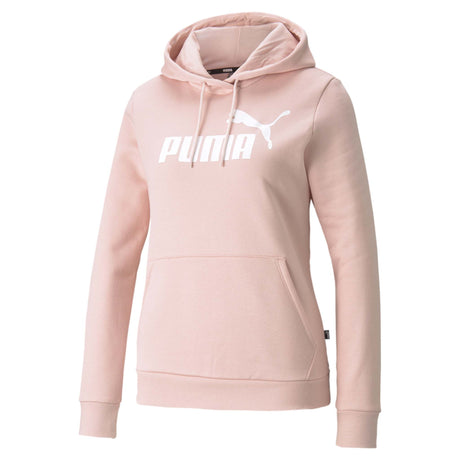 Sweatshirt à capuche Puma Essential Logo Hoodie Fleece rose pour femme