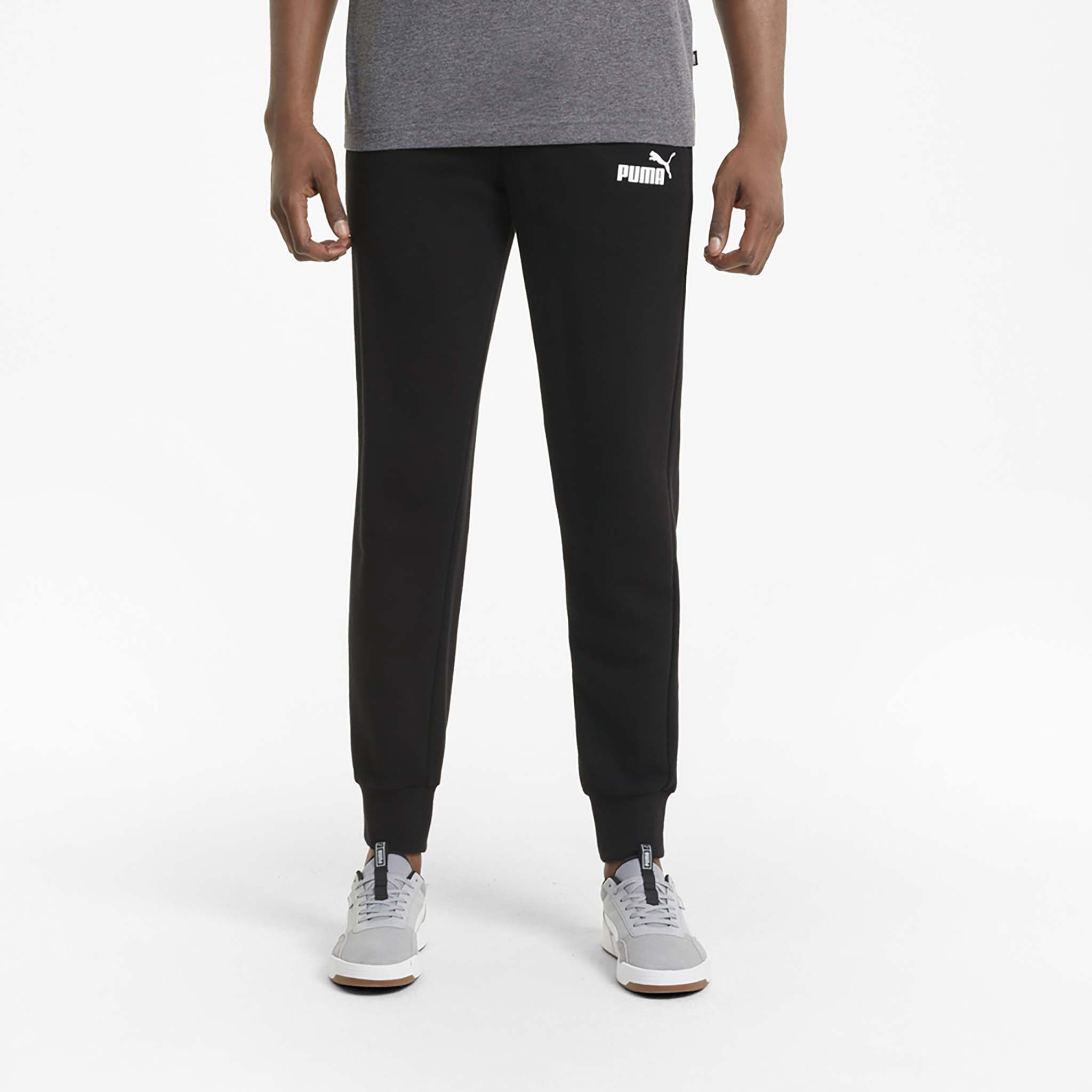 Men's Puma 586746 Essential Jersey Knit Cuff Sweat Pant (Medium Gray  Heather 2XL) - Walmart.com