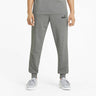 Puma Essential Logo pants pantalon en molleton gris pour homme face