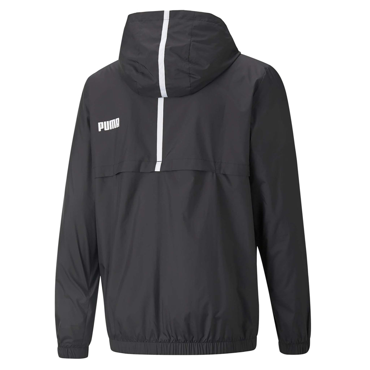 Jacket Puma Essential Solid Windbreaker noir homme dos 2