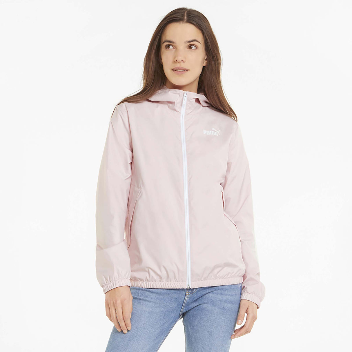 Puma Essential Solid Windbreaker manteau coupe-vent rose femme live