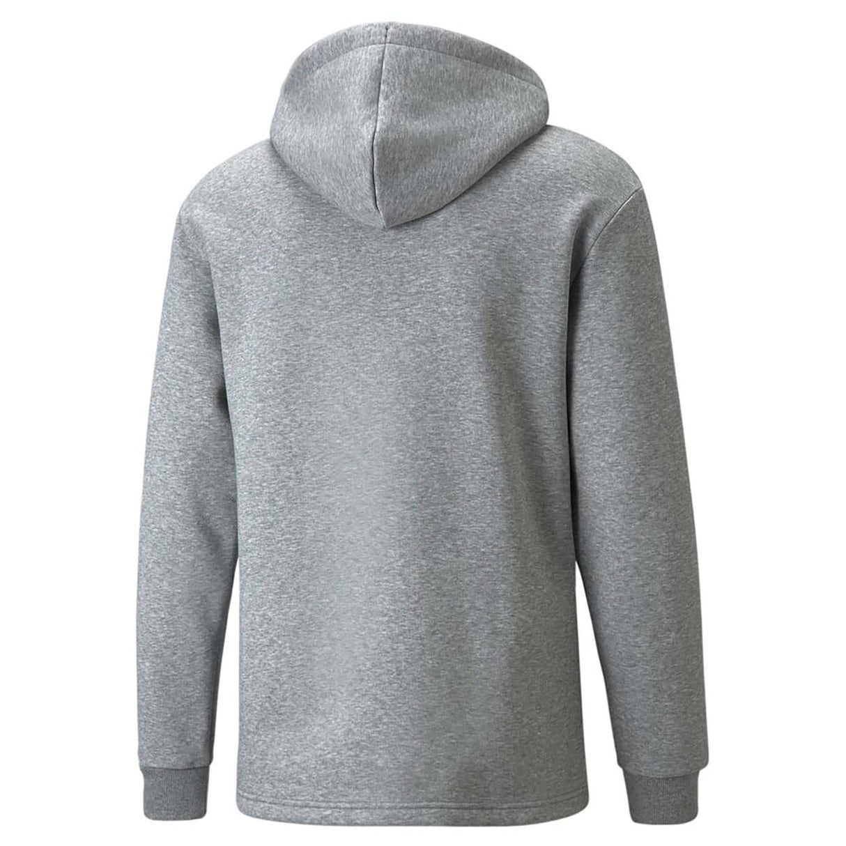 Chandail à capuche molletonné Puma Essential+ Hoodie FL gris pour homme dos