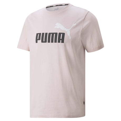 Puma t-shirt Essential+ 2 Colour logo pour homme chalk