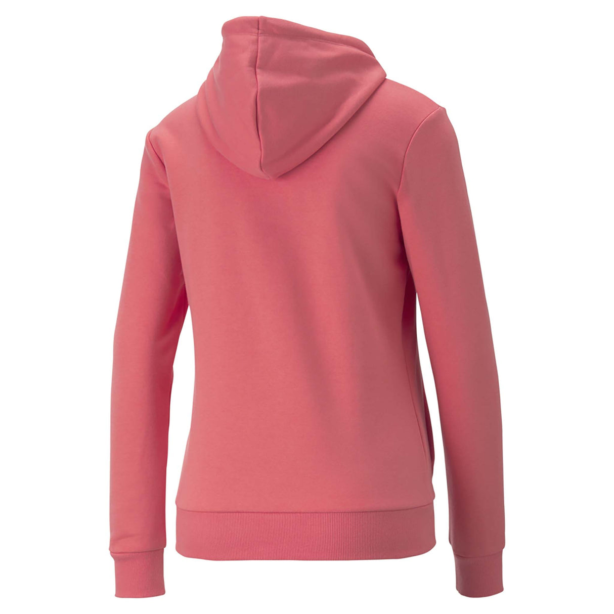 Sweatshirt à capuche Puma Essential Logo Hoodie Fleece pour femme saumon dos