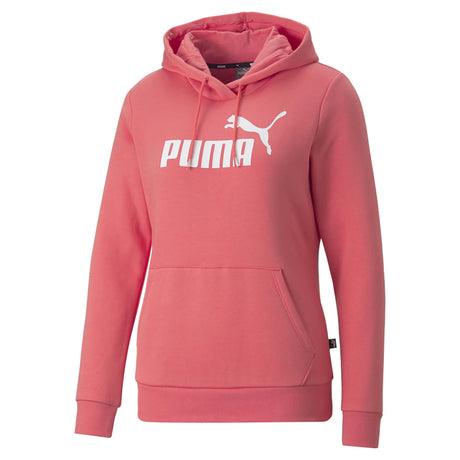 Sweatshirt à capuche Puma Essential Logo Hoodie Fleece pour femme saumon