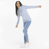 Puma Essential+ Embroidery Hoodie TR sweat à capuche femme - Arctic Ice