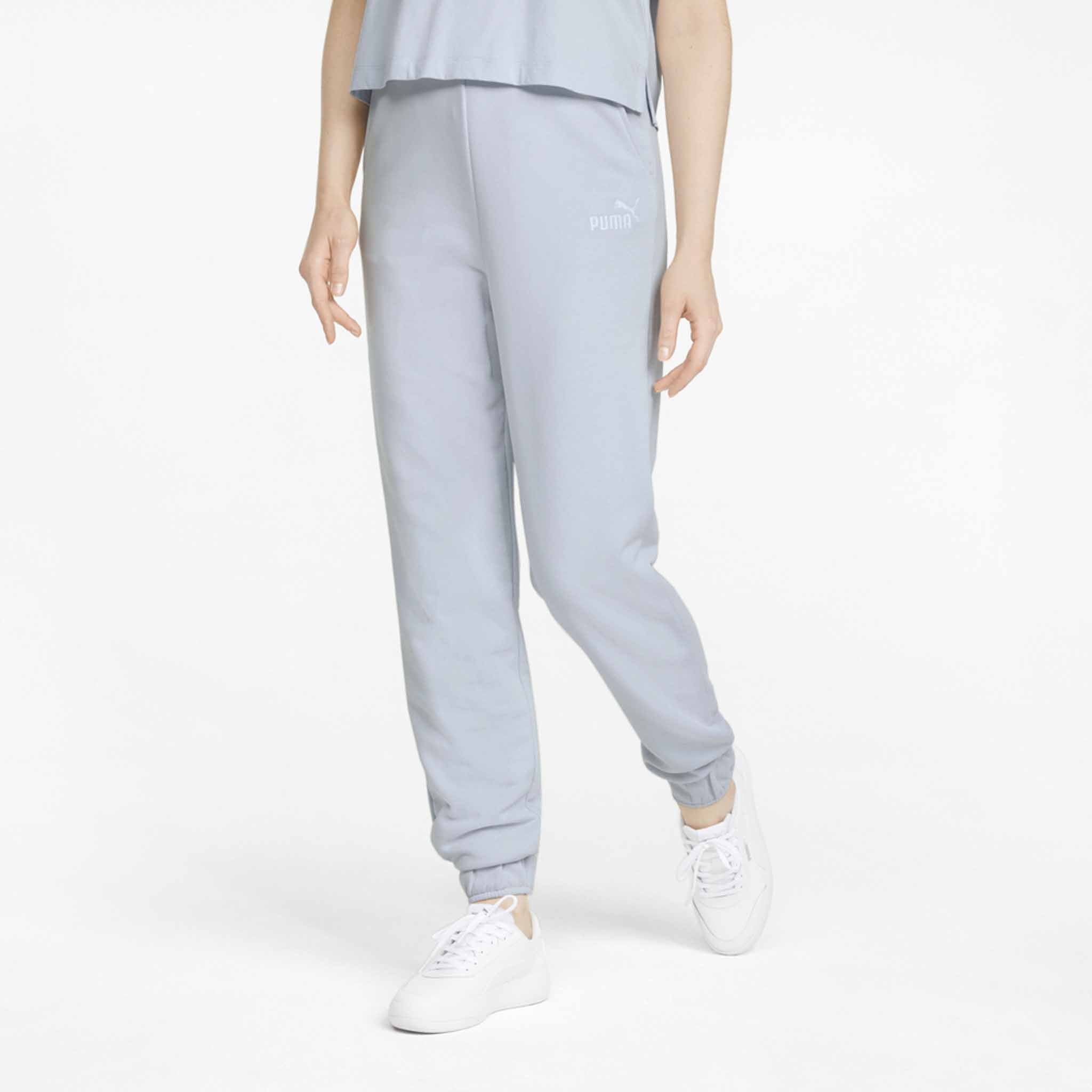 Puma Essential Embroidery High Waist Women s Pants Soccer Sport