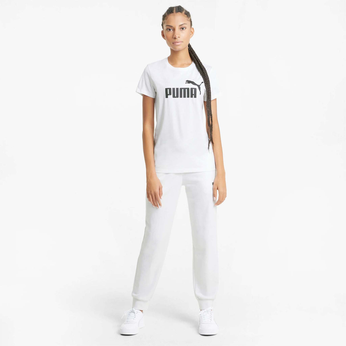 T-shirt Puma Essential Logo Tee blanc femme live