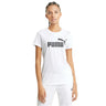 T-shirt Puma Essential Logo Tee blanc femme live 2