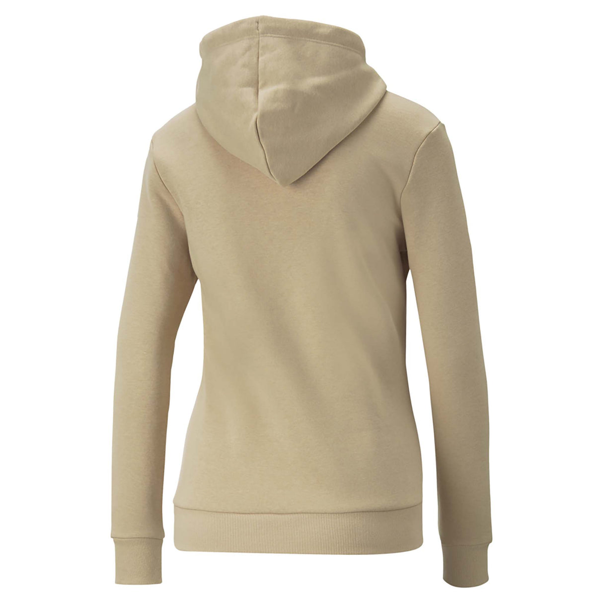 Sweatshirt à capuche Puma Essential Logo Hoodie Fleece pour femme sable dos