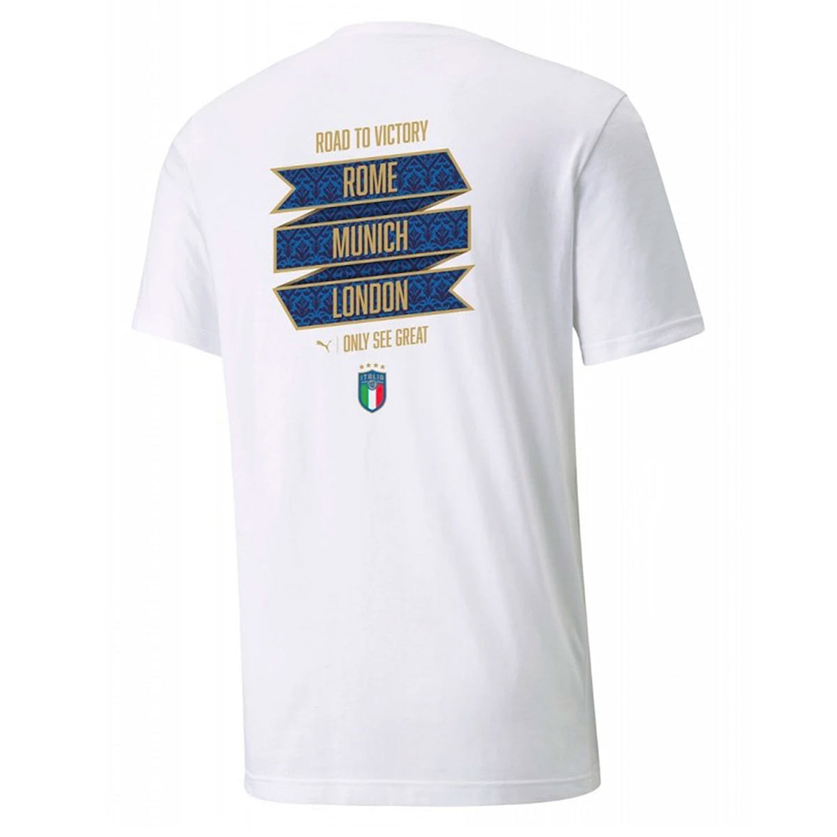Puma T-shirt Italie Champion Euro FIGC Champs Tee Dos