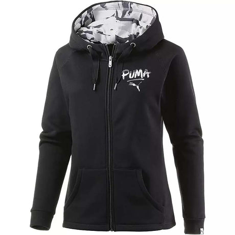 Coton Ouaté Puma Fun Hooded Sweat noir