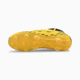 Puma Future 5.3 Netfit FG Junior souliers de soccer a crampons jaune semelle