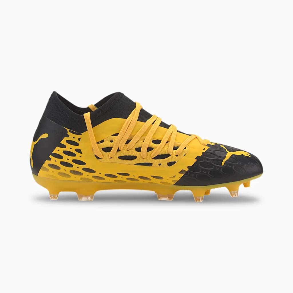 Puma Future 5.3 Netfit FG Junior souliers de soccer a crampons jaune lv