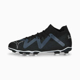 Souliers de soccer Puma Future Match FG/AG junior lateral - Black / White