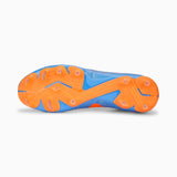 Soulier de soccer Puma Future Match FG/AG adulte crampons -Blue Glimmer / Puma White / Ultra Orange