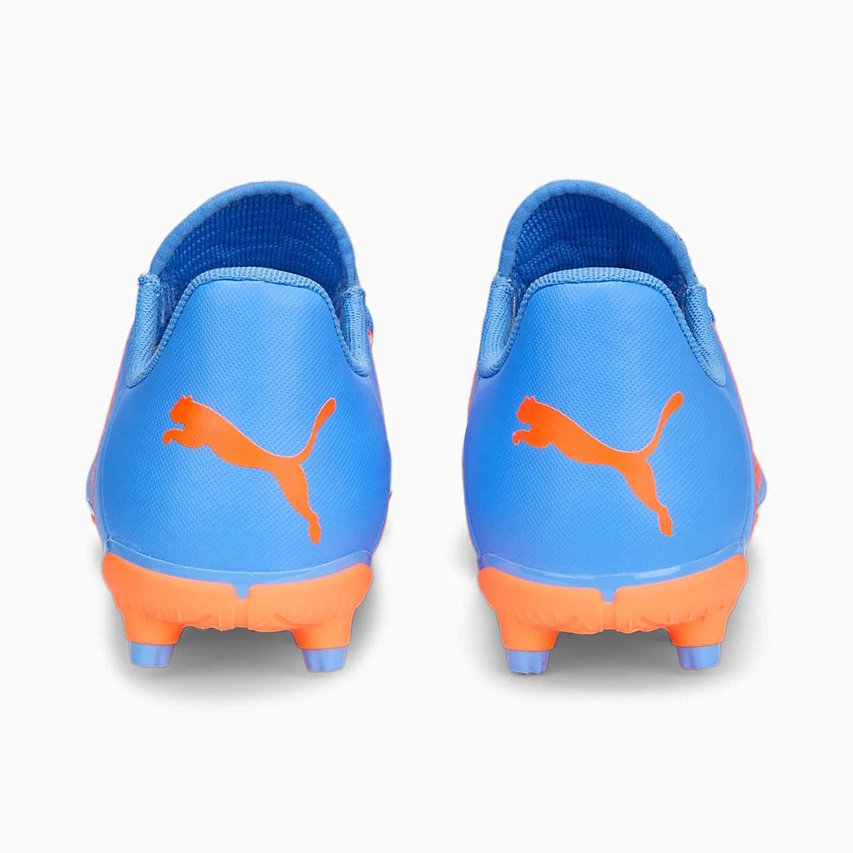Puma Future Play FG/AG souliers soccer enfant talon- blue glimmer / white / orange