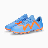 Puma Future Play FG/AG souliers soccer enfant paire- blue glimmer / white / orange