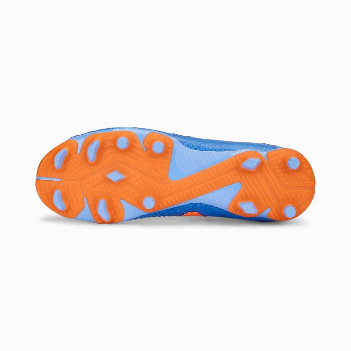 Puma Future Pro FG/AG chaussures de soccer à crampons enfant semelle- blue glimmer white orange